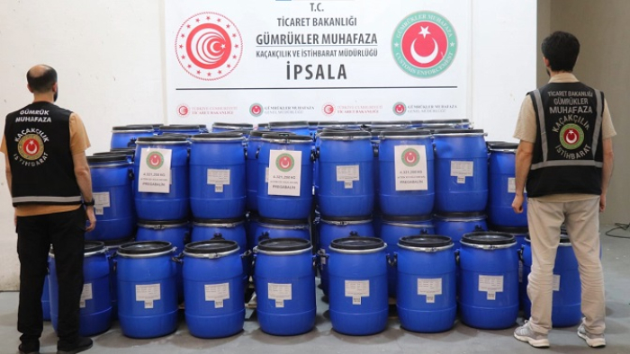 İpsala Sınır Kapısı’nda rekor miktarda uyuşturucu ele geçirildi