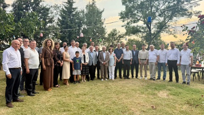 Keşan’da tayini çıkan komutanlara veda yemeği