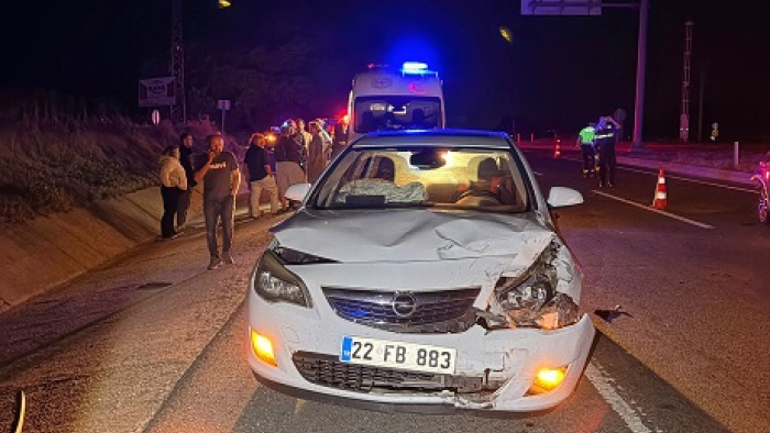 Keşan’da 2 ayrı kaza: 2 yaralı