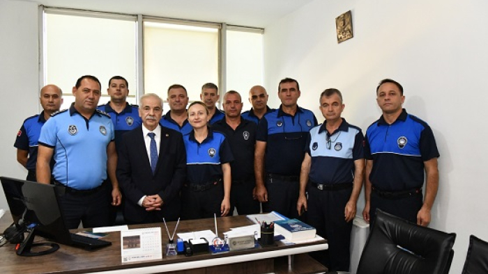 Özcan, Zabıta Haftası’nda zabıta personeliyle bir araya geldi