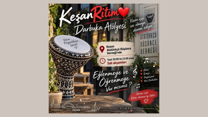 ADD Keşan Şubesi’nin ‘Ritim grubu’ çalışmalarına başlıyor