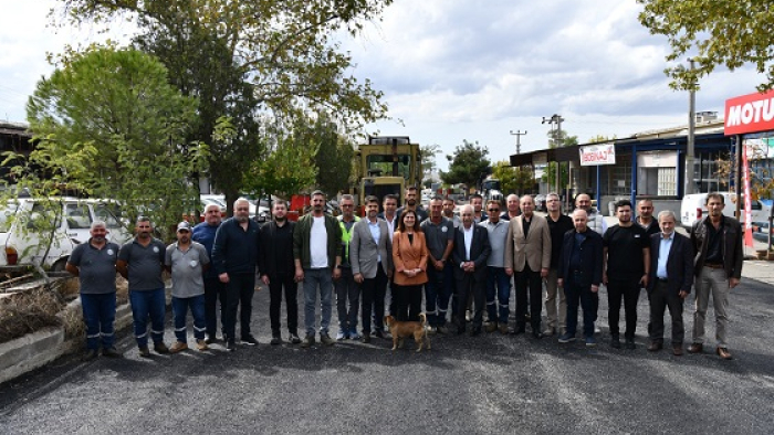 Keşan Küçük Sanayi Sitesi asfaltlanıyor