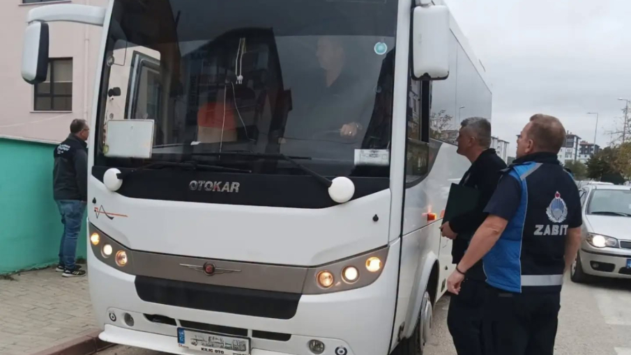 Keşan’da okul servislerinin denetimi sürüyor