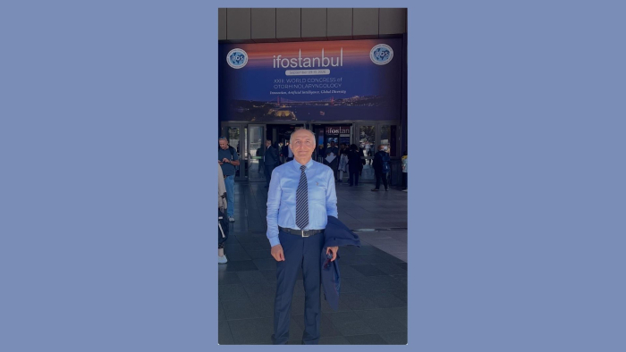 Doç Dr. Kef, XXIII. IFOS İstanbul 2026 Dünya KBB Kongresi’ne katıldı