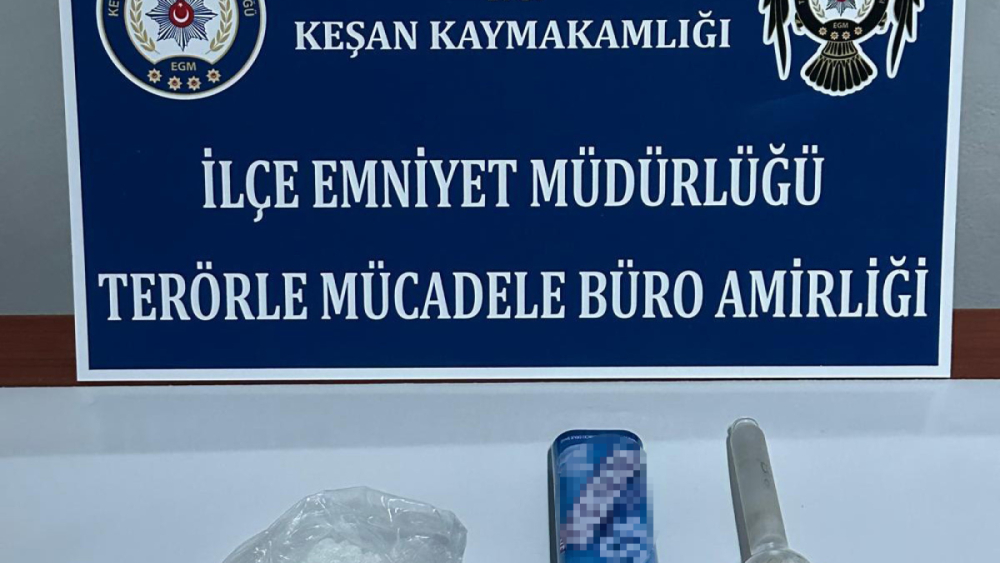 Sakız kutusundan uyuşturucu çıktı