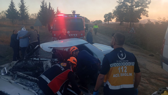 Büyükdoğanca-Kılıçköy yolunda kaza: 4 yaralı