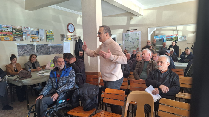 Keşan Kent Konseyi, Hacıköy’de RES projesi toplantısına katıldı