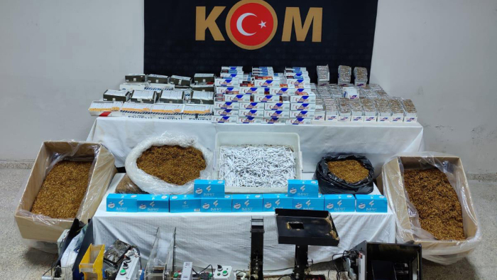 103 bin makaron ve 29 bin doldurulmuş sigara ele geçirildi