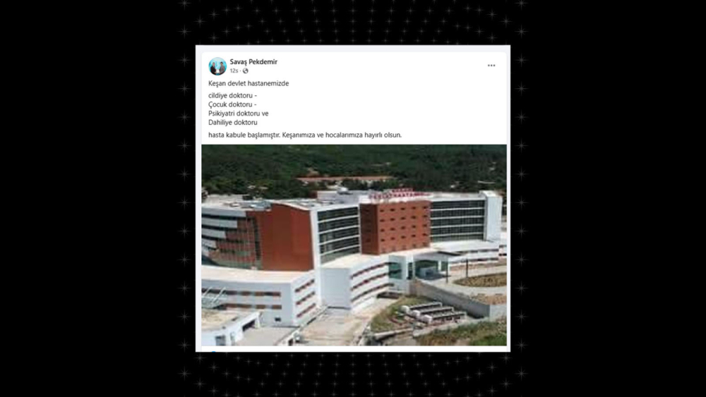 Keşan Devlet Hastanesi’nde 4 uzman doktor göreve başladı
