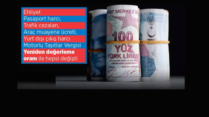 Ehliyet, pasaport harcı, trafik cezaları, MTV... İşte yeni fiyatlar..!