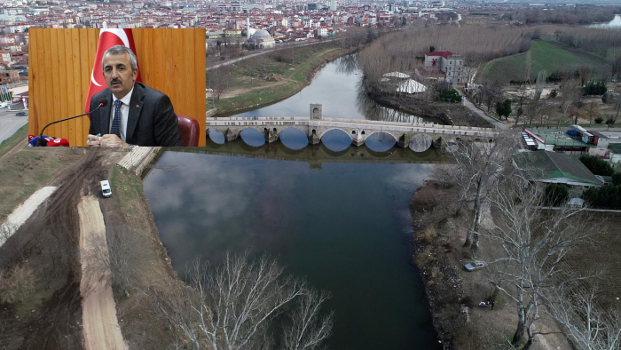 Edirne'de kuraklığa karşı Tunca Nehri'ne mini baraj çözümü