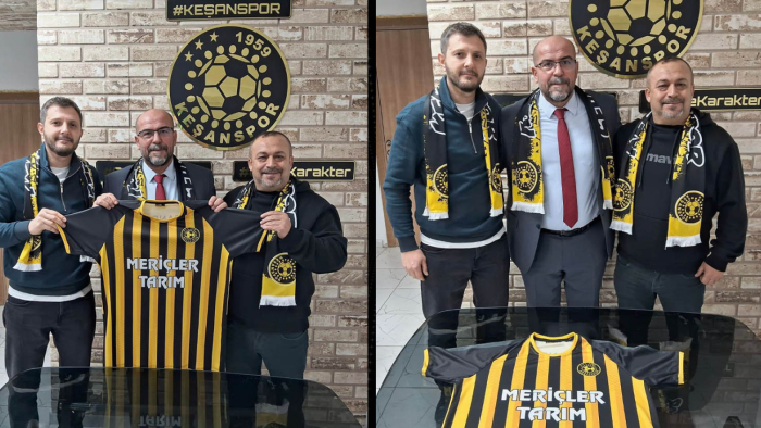 Keşanspor’un forma ana sponsoru ‘Meriçler Tarım’ oldu