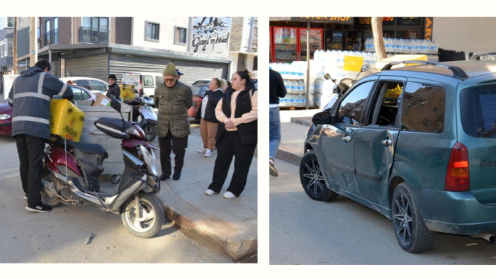 Keşan’da motosiklet, otomobile çarptı: 1 yaralı