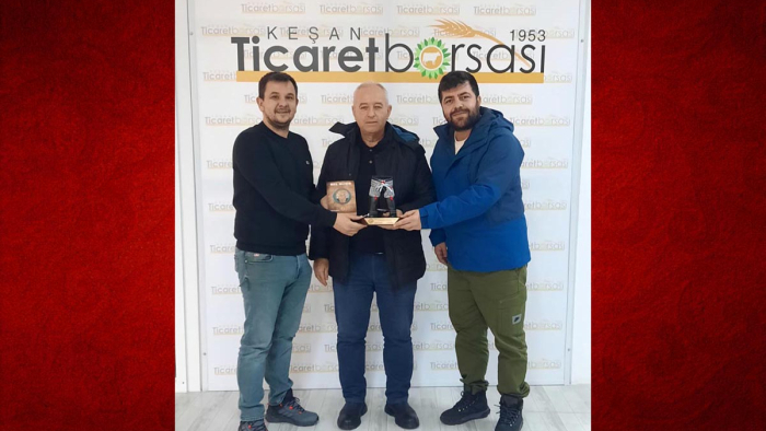 Keşan TB üyeleri Erdinç ve Belen’den, tarım bölümüne destek sözü