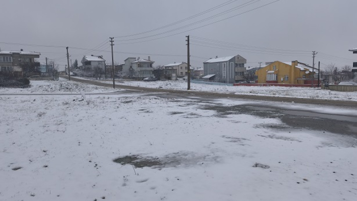 Keşan’da kar, kartpostallık görüntüler oluşturdu (Foto Galeri-Video)