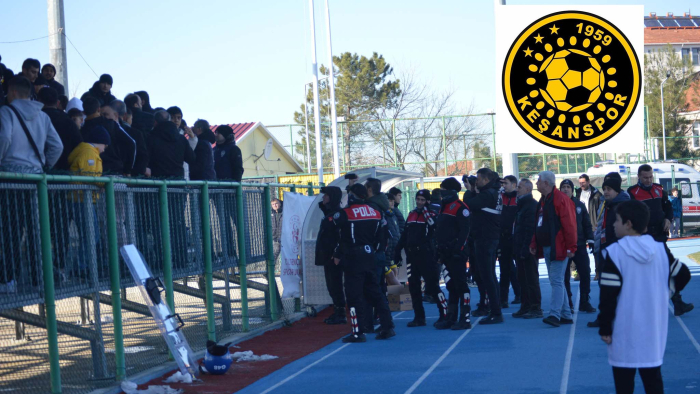 Keşanspor yönetiminden emniyet güçlerine yönelik açıklama