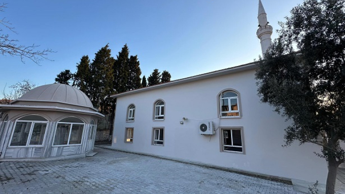 Enez’de tadilatı tamamlanan tarihi cami, bugün ibadete açılacak