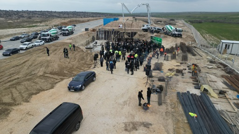 Altyapı çalışmaları tamamlanan İpsala OSB’nin, yönetim binası temeli atıldı