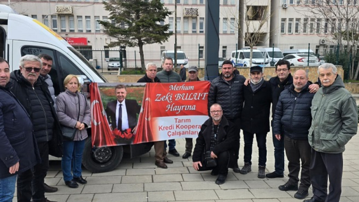 Tarım Kredi çalışanları, Zeki Bulut hayrına lokma dağıttı