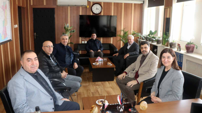 Fatma Aksal ve AK Partili heyetten, İlçe Emniyet Müdürlüğü’ne ziyaret