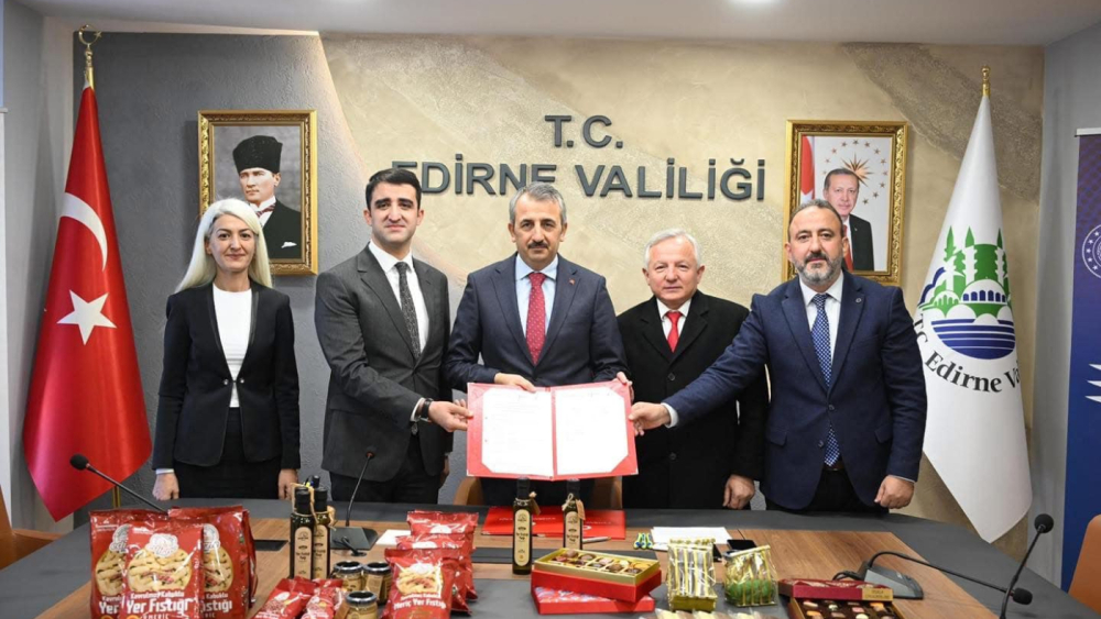 İpsala çikolatası tesisleri için imzalar atıldı