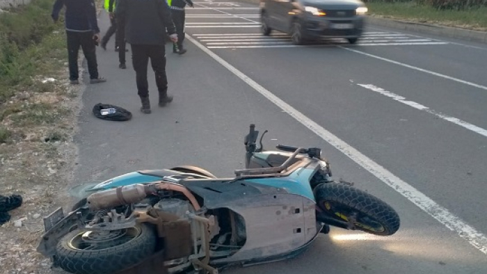 Keşan’da TIR’a arkadan çarpan motosikletin sürücüsü ağır yaralandı