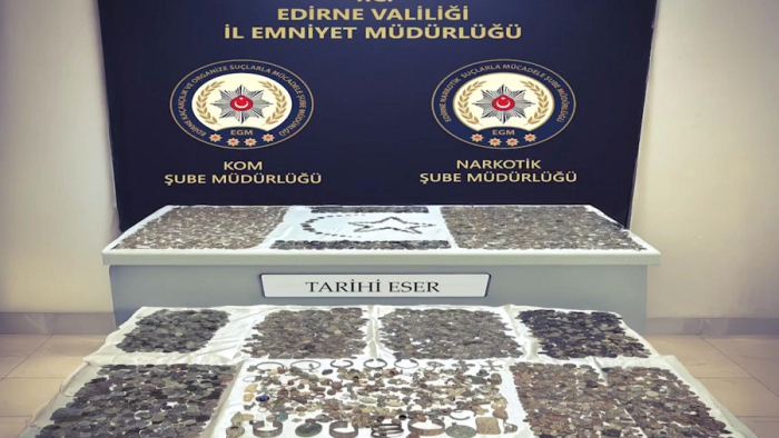 TIR'da 12 bin 770 parça tarihi eser ele geçirildi