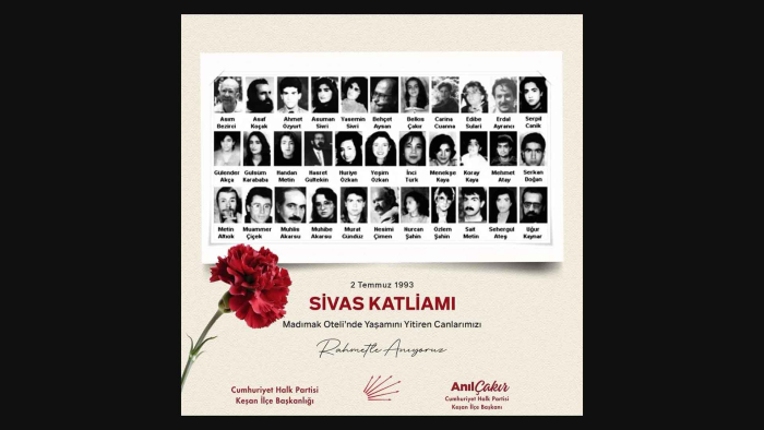 CHP Keşan İlçe Başkanı Anıl Çakır: Unutmadık, unutturmayacağız...