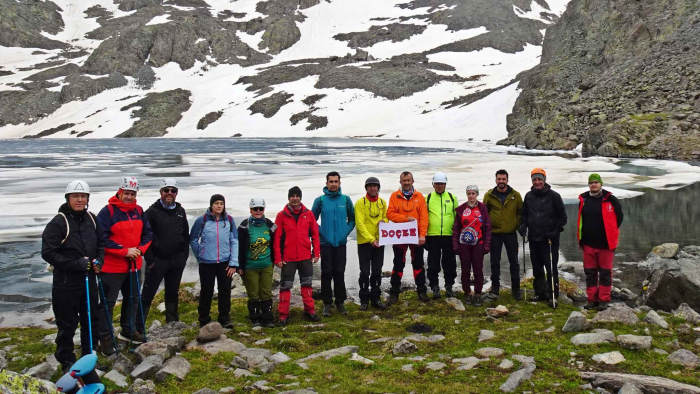 DOÇEK ekibi, Kaçkarlar’daki zorlu doğa yolculuğunu tamamladı