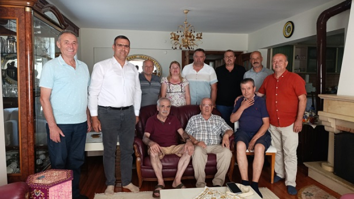 Mahalle muhtarlarından Başkan Özcan’a ‘geçmiş olsun’ ziyareti