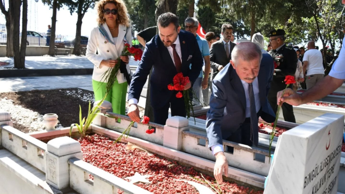 Keşan’da şehit kabirleri ziyaret edildi