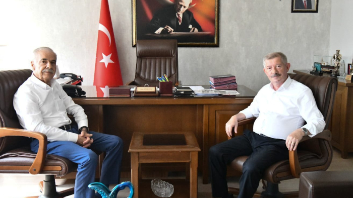 Başkan Özcan’dan, Kaymakam Mercan’a ziyaret