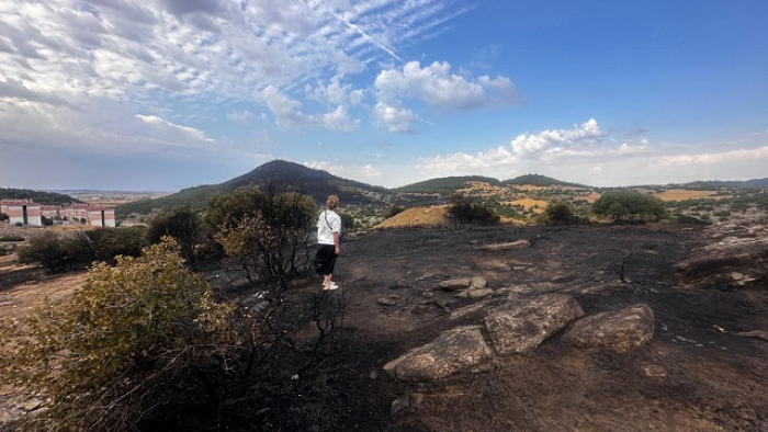 Keşan’daki yangında 13 hektar orman ve tarım alanı zarar gördü