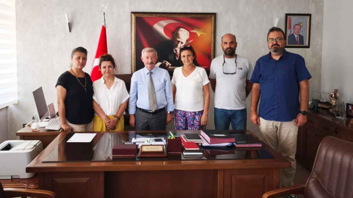 Gazetecilerden, Keşan Kaymakamı Aziz Mercan’a ziyaret