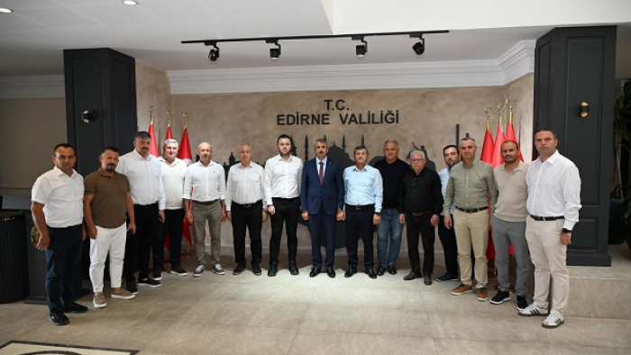 Keşan ve İpsala heyeti, Edirne’de ziyaretlerde bulundu