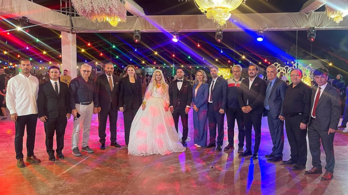 Hamza ve Büşra Vural, dünya evine girdi