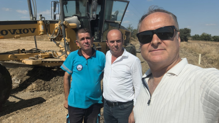 İpsala’nın köy yolları asfaltlanıyor