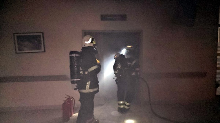 Edirne’de hastanede yangın çıktı; duman nedeniyle poliklinikler boşaltıldı