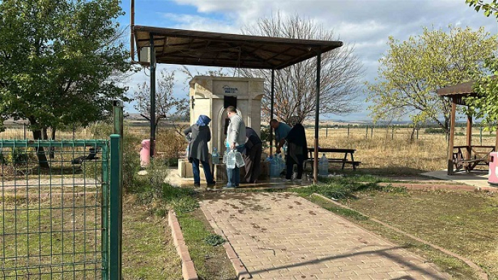 Su Parkı’ndaki çeşmeler yeniden hizmet vermeye başladı