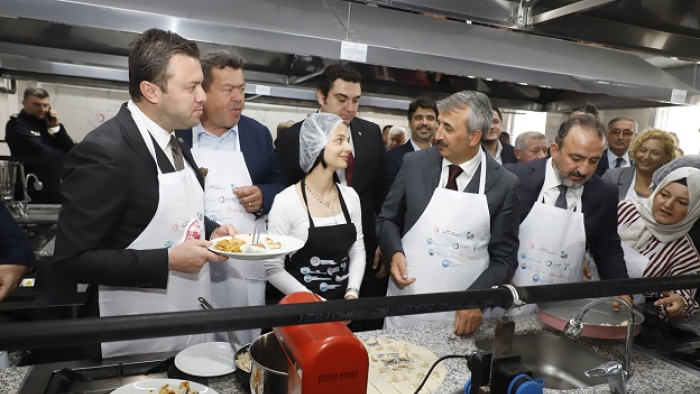 Saros Gastronomi Merkezi törenle açıldı