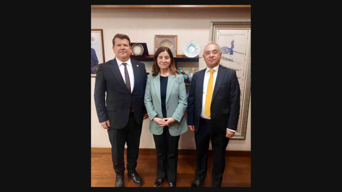 İlçe Milli Eğitim Müdürü Kemik, Aksal’ı TBMM’de ziyaret etti