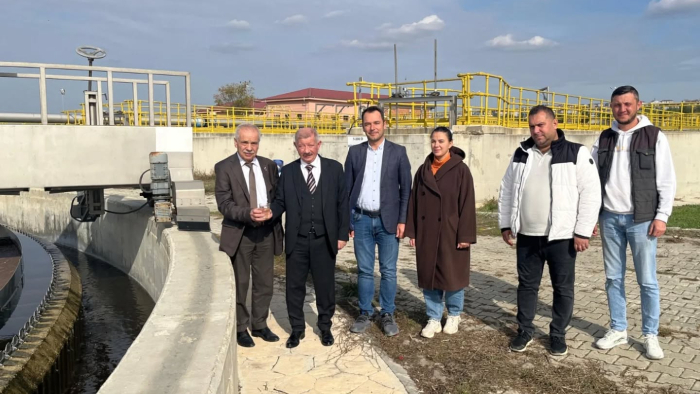 Mercan ve Özcan’dan, atık su arıtma tesisine ziyaret