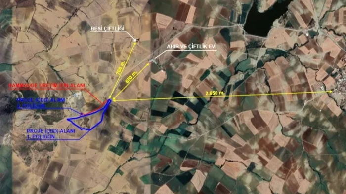 Beğendik beldesinde taş ocağına onay