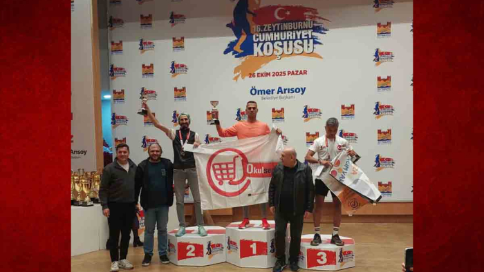 Keşanlı Alper Elmas, ‘Zeytinburnu Cumhuriyet Koşusu’nda 2’nci oldu