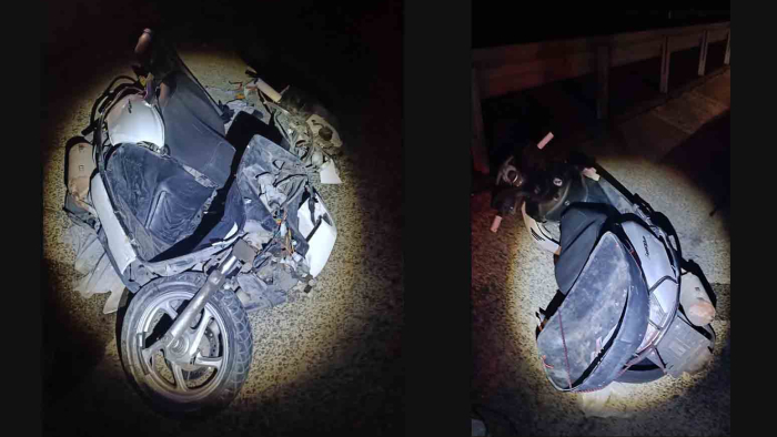 Keşan’da refüje çarparak devrilen motosikletin sürücüsü ağır yaralandı