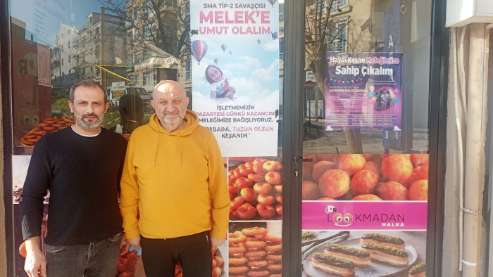 SMA’lı Melek için bir günlük gelirlerini bağışladılar