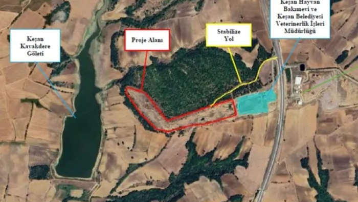 Keşan’da yol yapımına ocak projesi