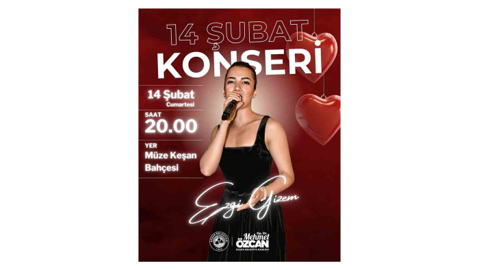 Keşan’da 14 Şubat’a özel konser