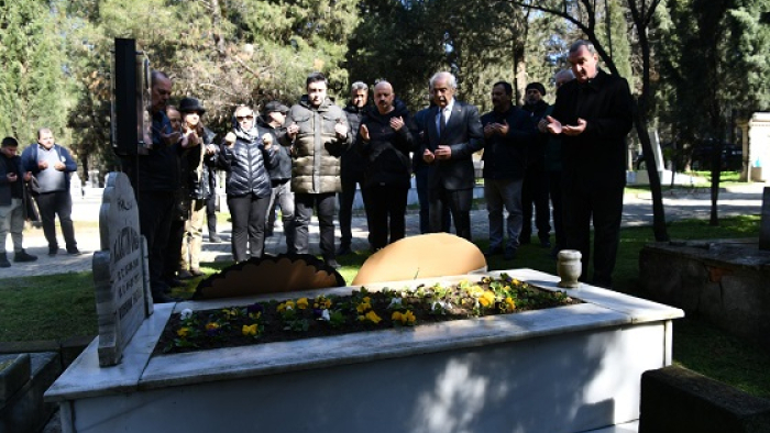 Merhum Belediye Başkanı Alaattin Önen, mezarı başında anıldı