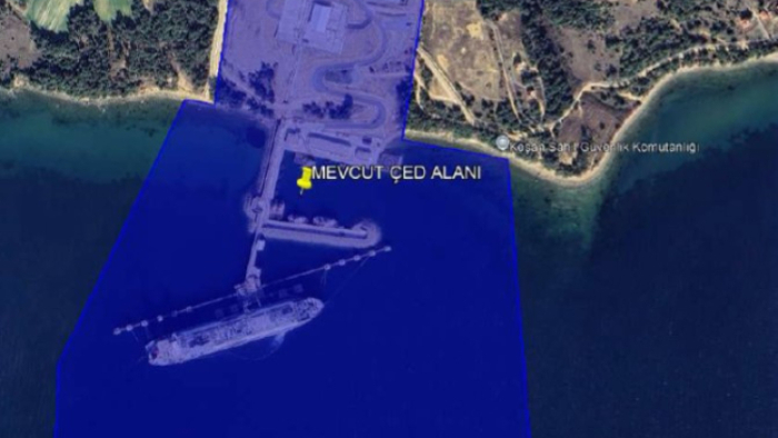 Saros FSRU’nun kara kısmının alan artışı için proje